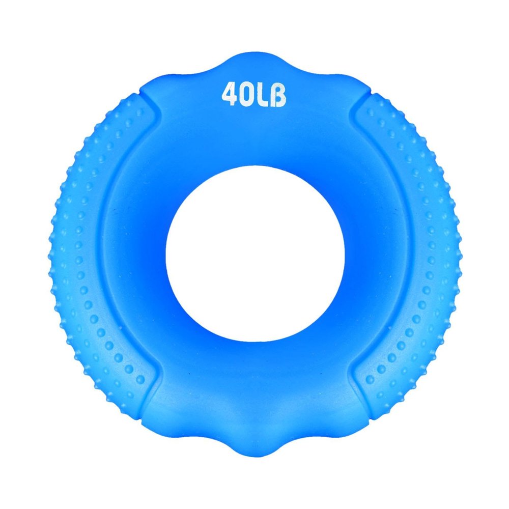 Adjustable Silicone Hand Grip Strength Trainer - 20-100LB Grip Ring for Muscle Training & Finger Strength