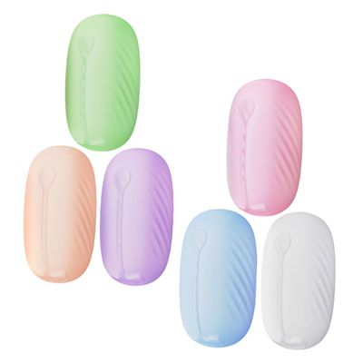 Beaupretty 6pcs Silicone Toothbrush Cap Cover Travel Holder Brush Protection Cap for Travel Toothbrush Head Covers