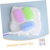 Beaupretty 6pcs Silicone Toothbrush Cap Cover Travel Holder Brush Protection Cap for Travel Toothbrush Head Covers view 3