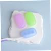 Beaupretty 6pcs Silicone Toothbrush Cap Cover Travel Holder Brush Protection Cap for Travel Toothbrush Head Covers view 4