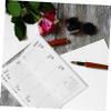 Gatuida Weekly Appointment Book Slim Hardcover Schedule Book for School Teacher Office Use Notebook Planner Calendar Pad view 4
