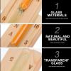 Ciieeo Sturdy Wooden Sauna Timer Dry Steam Room Hourglass Sauna Room Clock and Safe Material view 2