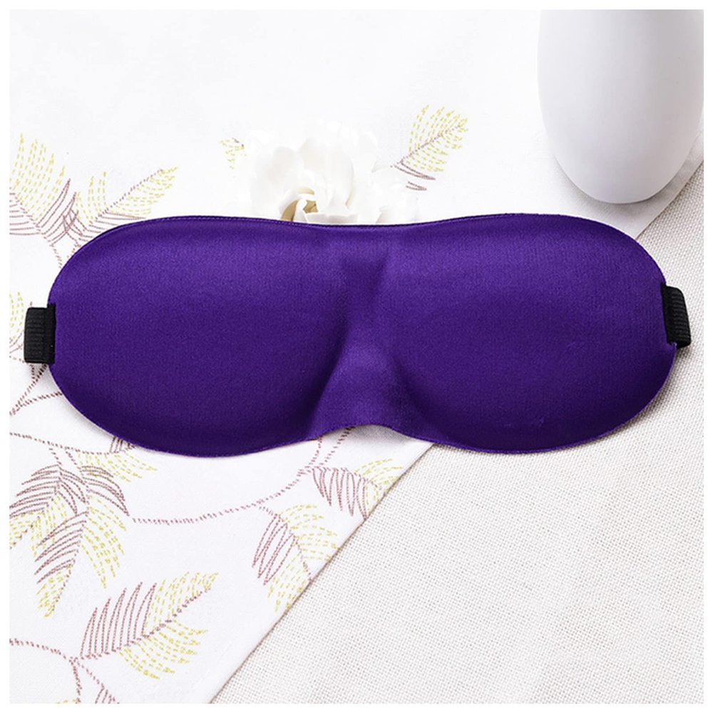 Eye Mask for Sleeping 1Pcs 3D Sleep Mask Natural Sleeping Eye Mask Eyeshade Cover Shade Eye Patch Women Men Soft Portable Blindfold Travel Eyepatch Sleep Mask(Purple)