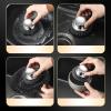 Stainless Steel Scourer with Handle, Stainless Steel Dish Scrubber with Handle - Wool Dish Scrubber Heavy Duty, Scrubbing Brush Kitchen, Cleaning Brush for Washing Pots, Pans, Sinks view 4