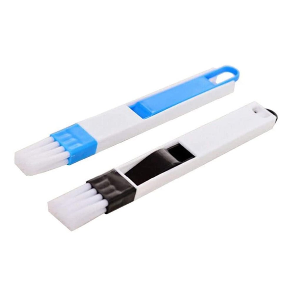 Window Slots Cleaning Brush Window Groove Cleaning Brush Small Household Brush Dust Sweeping Grout Cleaner Brush 2PCS Brush Home Window Slot Groove Cleaning Brush Tools