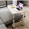 Adjustable Overbed Table with Lockable Wheels for Elderly or Bedridden Patients 80x50cm view 3