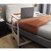 Adjustable Overbed Table with Lockable Wheels for Elderly or Bedridden Patients 80x50cm view 4