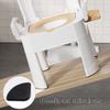 OZBMA Foldable Commode/Shower Chair Portable Bedside Commodes Chair,Ergonomic And Comfortable Seat,Non-slip Bathroom Stool With Backrest And Removable Armrests Toilet Alternative Chair view 4