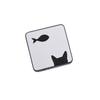 Beavorty 2pcs Cat Fish Pattern Lense Case Storage Box for Women Compact Organizer Mirror view 3