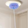 Ceiling Fan Cleaner Duster,Furniture Duster - Reusable Microfiber Ceiling Fan Cleaner, Removable Duster with Extension Pole for Cleaning Walls, Bookshelves view 3