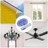Ceiling Fan Cleaner Duster,Furniture Duster - Reusable Microfiber Ceiling Fan Cleaner, Removable Duster with Extension Pole for Cleaning Walls, Bookshelves view 4
