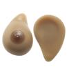 KRLZKID Self-Adhesive Silicone Breast Bra Inserts Boobs Prosthesis Mastectomy Crossdresser Transgender Shemale Costume,Brown-M view 3