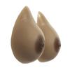 KRLZKID Realistic Silicone Breast Self-Adhesive Fake Boob For Crossdresser Shemale Mastectomy Bra Prosthesis,Brown-XXL view 1