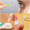 FreshCart Basics 10 Pcs Contact Lense Applicator Set - Tweezers, Suction Stick, Remover - Pink, Yellow, Blue, Green, White - Silicone Tips - Contact Lens Tool Set view 2