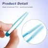 FreshCart Basics 10 Pcs Contact Lense Applicator Set - Tweezers, Suction Stick, Remover - Pink, Yellow, Blue, Green, White - Silicone Tips - Contact Lens Tool Set view 4