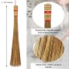 2 Piece 32 inch Multi-Surface Sturdy Outdoor Authentic Coconut Leaf Broom Asian Heavy Duty Broom Thai Natural Coconut Leaf Broom (Country Rustic) view 4