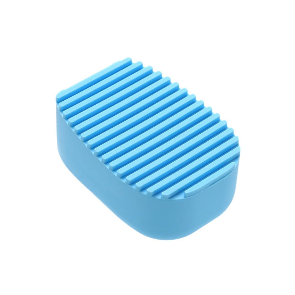 BCOATH Mini Silicone Clothes Washing Brush Set, 2pcs Handheld Laundry Scrubbing Brushes in Blue and Pink, Portable Multipurpose Washboard Cleaner for Stains and Delicate Fabric Care