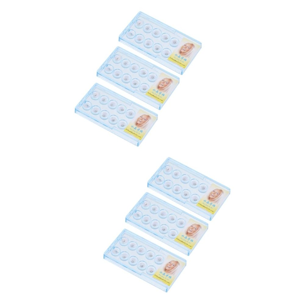 Gogogmee 60pcs Glow Smile Teeth Crystals Jewelry Kit Crystal Decor Shiny Tooth Ornament