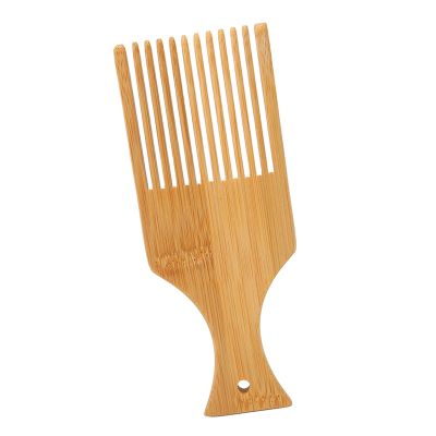 Tapestry Weaving Comb with Small Hole, Multipurpose Wooden Weaving Comb for Hair, Beard
