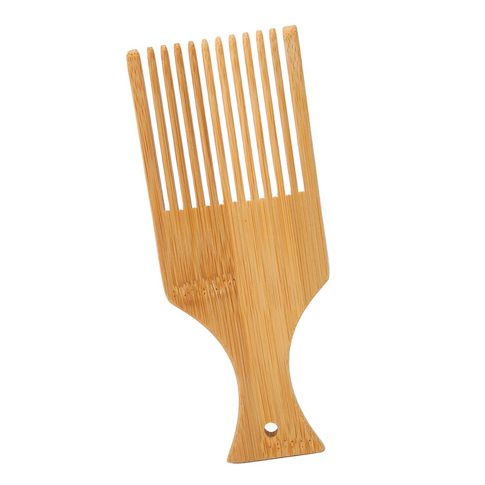 Tapestry Weaving Comb with Small Hole, Multipurpose Wooden Weaving Comb for Hair, Beard