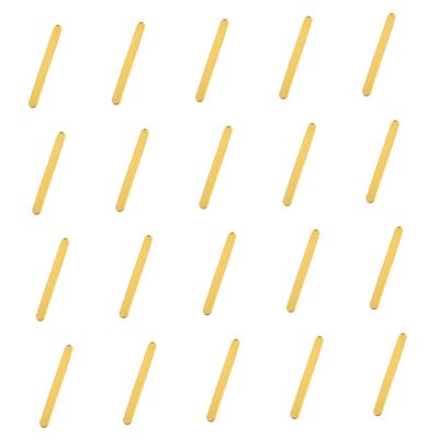 VILLFUL 20pcs Acrylic Ice Pop Bars Ice DIY Materials for Boys and Girls Lolly Moulds and Reusable Lolly Sticks
