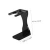 WOONEKY Black Acrylic Stand and Shaving Brush Holder Desktop Beard Brush Support for Men Grooming and Shaving Tools view 2