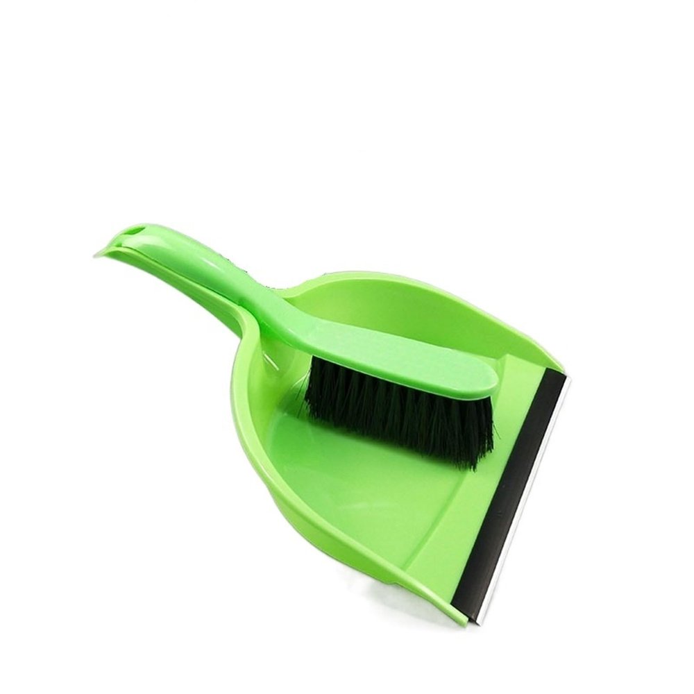 Mini Desktop Cleaning Kit Hand Brooms Garbage Cleaning Shovel Household Cleaning Tools for Small Spaces (Green)