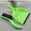 Mini Desktop Cleaning Kit Hand Brooms Garbage Cleaning Shovel Household Cleaning Tools for Small Spaces (Green) view 2