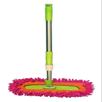 360 Rotating Mini Microfiber Mop for Wet and Dry Cleaning Retractable and Hangable Floors Cars Glass Rose Red