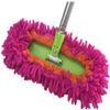360 Rotating Mini Microfiber Mop for Wet and Dry Cleaning Retractable and Hangable Floors Cars Glass Rose Red view 3