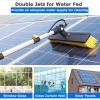 TYHAYJYK Water Fed Pole Kit for Window Cleaning, Outdoor Window Glass Solar Panel Cleaning Extendable Brush for Photovoltaic Panel Cleaning, Trucks Windows,24Ft/7.5M/34Ft/10. view 2