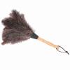 Wooden Handle Ostrich Feather Duster Dust Removal Tool for Books Keyboard Decorative Articles view 1
