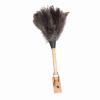 Wooden Handle Ostrich Feather Duster Dust Removal Tool for Books Keyboard Decorative Articles view 2