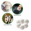 Wool Laundry Balls 6PCS Fabric Softener Reusable Wool Dryer for Quick Drying view 4