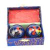 Portable Baoding Balls with Storage Box Durable for Kids Elderly Parents Blue view 3