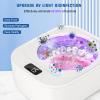 Ultrasonic Retainer Cleaner, 47kHz Ultrasonic UV Cleaner for Dentures, 200ML Portable Ultrasonic Cleaner Machine for Dentures, Retainer, Mouth Guard, Aligner, Whitening Trays, All Dental Appliances view 3