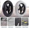 Set Of 2 Replacement 6-inch/7-inch/8-inch Walker Wheels Front Casters Wear-Resistant PU Tires, Anti-Slip Solid Wheelchair Wheels For Adults, Seniors, And Elderly(Black,7in/17cm) view 4