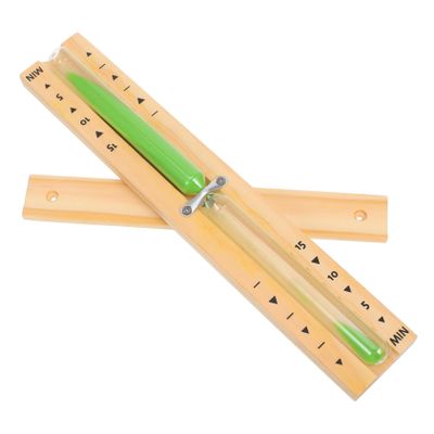 BESPORTBLE Rotating Hourglass Sauna Wooden Hourglass Household Classic Design Easy Operation
