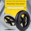 Wheelchair rubber wheels; durable wheelchair accessories; wheelchair replacement parts made of non-slip polyurethane; wheelchair front wheels; non-slip polyurethane wheelchairs A,19 * 19 * 5cm view 2