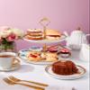 Patisserie Valerie Classic Cream Tea Hamper for 2 With Loose Tea Afternoon Tea Gift Set with Fresh Scones, Handmade Cakes, Jam, Clotted Cream & Tea Food Hamper for Birthdays - Handmade in the UK view 2
