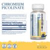 Solaray Chromium Picolinate 200mcg - 100 Vegan Tablets - High Absorption Chelated Supplement for Men and Women - Lab Verified & GMO Free view 2