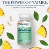 Solaray Bromelain 1000mg 2400 GDU/g, 60 Vegan Capsules, Pineapple Enzyme view 3