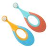 FRCOLOR 2pcs Lovely Boys and Girls Toothbrush Oral Care Toothbrush Comfortable Handle Random Color view 1