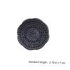 NULYLU 4pcs Hair Shampoo Brush Scalp Massager Brush Dense Spike Hair Scalp Massager and Deep Cleaning Black view 2
