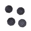 NULYLU 4pcs Hair Shampoo Brush Scalp Massager Brush Dense Spike Hair Scalp Massager and Deep Cleaning Black view 3