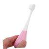 NULYLU Kids Toothbrush Ultra Gentle Manual Toddler Toothbrush for Ages 2-5 with Extra Fine Bristles Pink Single Pack Baby Mouth Teeth Brush view 3