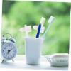 FRCOLOR Double Sided False Teeth Brush 2pcs Long Handle for Denture Cleaning and Fresh Breath Care view 3