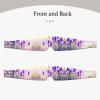 Lavender Flower Print Sleep Mask for Men Women, Soft Eye Cover, Soundproof Sleep Earmuff Headband for Travel, Nap view 2