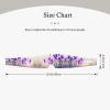 Lavender Flower Print Sleep Mask for Men Women, Soft Eye Cover, Soundproof Sleep Earmuff Headband for Travel, Nap view 3