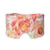 Peach Peony Print Sleep Mask for Men Women, Soft Eye Cover, Soundproof Sleep Earmuff Headband for Travel, Nap view 1